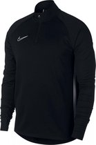 Nike Dry Academy 19 Drill Top Sportshirt - Maat XXL  - Mannen - zwart/wit