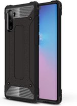 Armor Hybrid Samsung Galaxy Note 10 Hoesje - Zwart