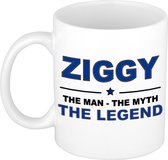 Ziggy The man, The myth the legend cadeau koffie mok / thee beker 300 ml