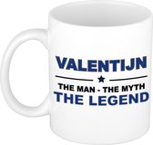 Valentijn The man, The myth the legend cadeau koffie mok / thee beker 300 ml