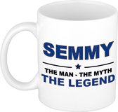 Semmy The man, The myth the legend cadeau koffie mok / thee beker 300 ml