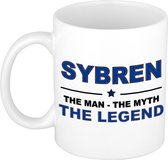 Sybren The man, The myth the legend cadeau koffie mok / thee beker 300 ml