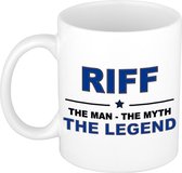 Riff The man, The myth the legend cadeau koffie mok / thee beker 300 ml