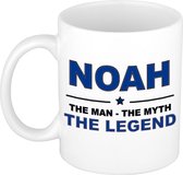 Noah The man, The myth the legend cadeau koffie mok / thee beker 300 ml