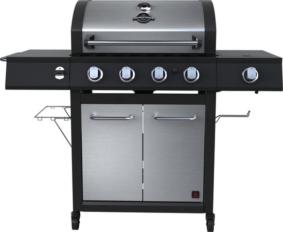 Luxe Gas Barbecue BBQ - 4 Branders - - bbq - Zwart - Snelle levering | bol.com