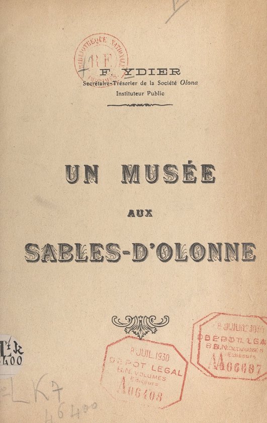 Un musée aux Sables-d'Olonne - cover