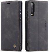 CaseMe - Coque Huawei P30 - Étui portefeuille - Fermeture magnétique - Zwart