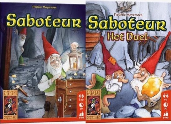 Afbeelding van het spel Saboteur + Saboteur Het Duel - 999 Games
