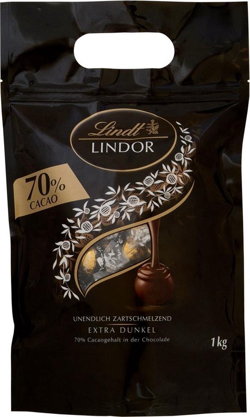 Lindt Lindor Dark 70% - Doos 1 kilo - Lindt