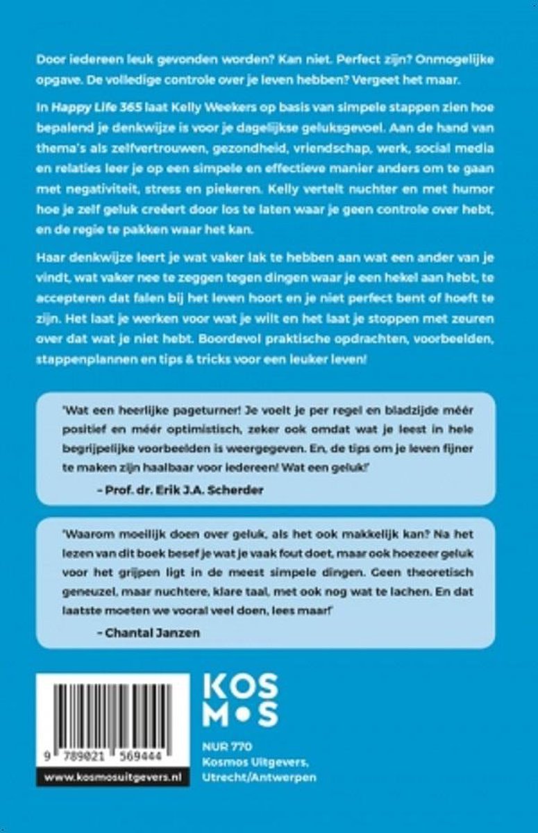 Happy Life 365 - back cover