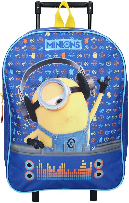 MINIONS Trolley Kinderkoffer DJ Muziek Vakantie Logeren