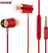 M21 High Bass In-Ear Oordopjes met 3.5mm Jack Oortjes vooriPhone / Samsung Galaxy / Huawei - rood