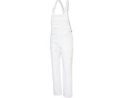 Foto: Ultimate workwear amerikaanse overall wenen tuinbroek bib bretelbroek katoen 100 320g m2 wit