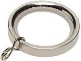 Decomode ring 'Design' aluminium rvs 20 mm - 10 stuks