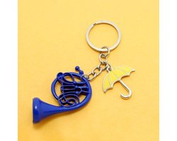 How I met Your Mother sleutelhanger - HIMYM Sleutelhanger - Gele Paraplu - Blauwe Franse Hoorn - Sleutelhanger voor HIMYM fans How I met Your Mother sleutelhanger - HIMYM Sleutelhanger - Gele Paraplu - Blauwe Franse Hoorn - Sleutelhanger voor HIMYM fans