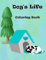Dog's Life Coloring Book