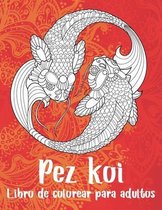 Pez koi - Libro de colorear para adultos