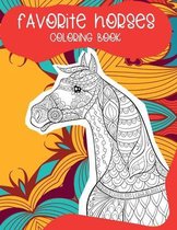 Favorite Horses - Coloring Book