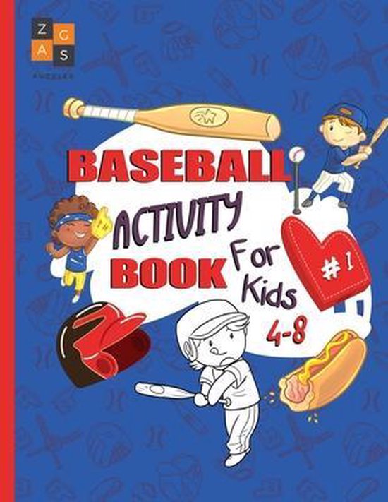 baseball activity book for kids 4-8, Zags Puzzles | 9798640853513 ...