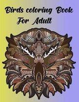 Birds coloring book For Adult