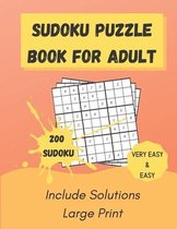 Sudoku Puzzle Book for Adult Large Print: 200 Sudoku Puzzle for Beginner