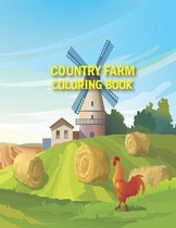 Country Farm Coloring Book