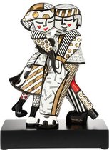 Goebel - Romero Britto | Decoratief beeld / figuur Golden Cheek to Cheek 47 | Porselein - Pop Art - 47cm - Limited Edition