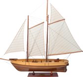 Authentic Models - America, Small - boot - schip - miniatuur zeilboot - Miniatuur schip - zeilboot decoratie - Woonkamer decoratie
