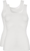 Ten Cate Shirt met brede bandjes 2Pack Basic Ivoor - Maat XXL