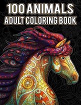 100 Animals Coloring Book for Adults