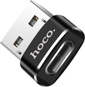 HOCO UA6 - Converter Adapter - USB naar USB-C - Opladen en Data - Zwart