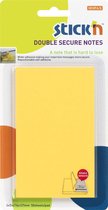 Stick'n sticky notes - extra brede lijm laag, 76x127mm, mango geel, 50 memoblaadjes