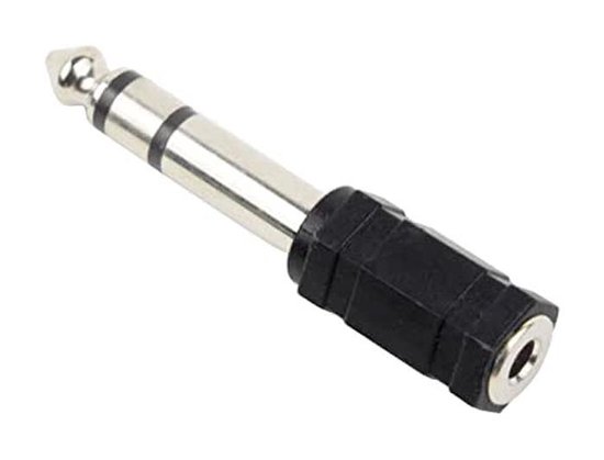 Audio adapter - Jack 6.35 mm naar 3.5 mm