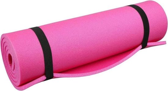 Ontoegankelijk liberaal Reinig de vloer V3Tec Fitnessmat - 180x55 cm 1 cm dik - Pink | bol.com