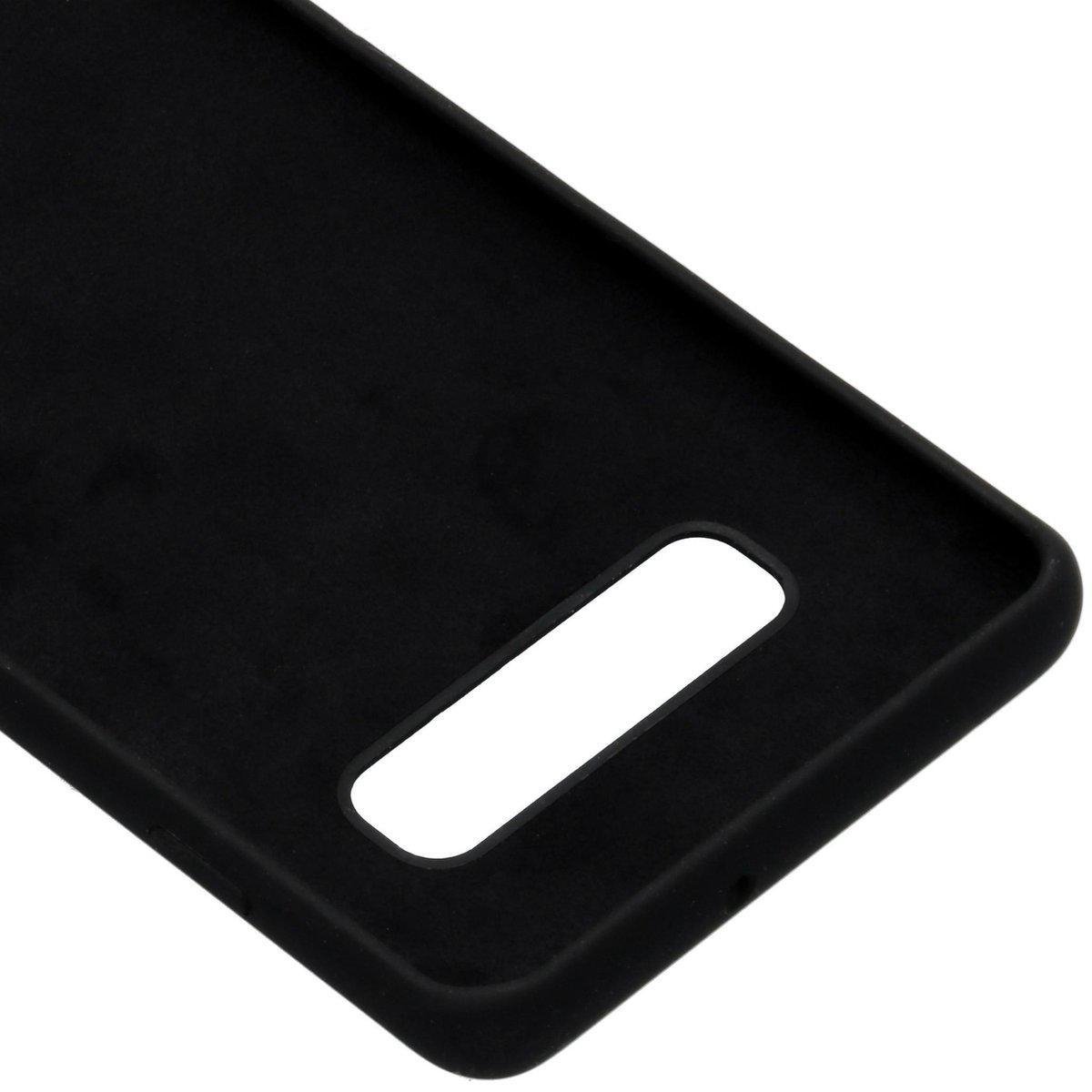 Samsung Galaxy S10 mat zwart siliconen hoesje / achterkant / Back Cover TPU – 1,5 mm ideale dikte van FB Telecom Groothandel in telefoon accessoires