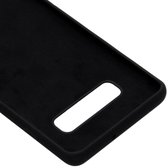 Samsung Galaxy S10 plus mat zwart siliconen hoesje / achterkant / Back Cover TPU – 1,5 mm ideale dikte van FB Telecom Groothandel in telefoon accessoires.