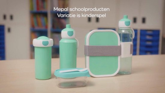 toekomst Ondergeschikt Rouwen Mepal Campus Drinkfles Pop-up 400 ml - Turquoise | bol.com