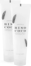 Bisococo 100% Biologische Kokosolie Tube Duopack - 2 x 100 ml - Herstellende en Hydraterende Huidverzorging