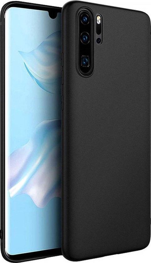 Flash heel jongen Samsung Galaxy A40 mat zwart siliconen hoesje / achterkant / Back Cover TPU  – 1,5 mm... | bol.com