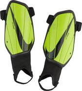 Nike Scheenbeschermer Kinderen - lime groen/zwart - 140 / 150 cm