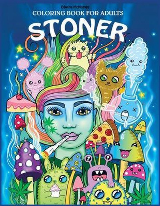 Stoner Activity Book - Psychedelic Colouring Pages, Word Searches, Trippy  Mazes & More For Stress Relief & Relaxation