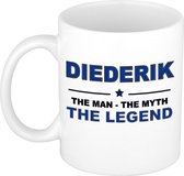 Diederik The man, The myth the legend cadeau koffie mok / thee beker 300 ml