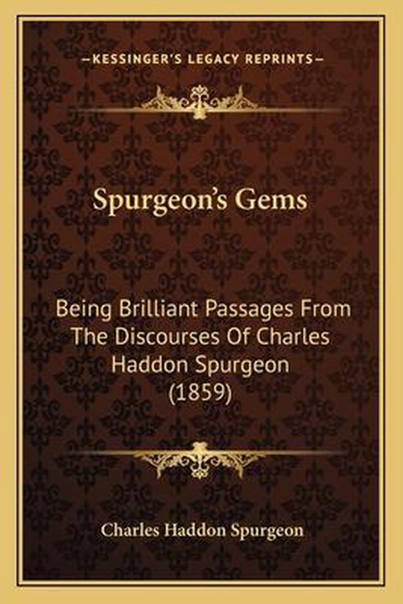 Spurgeon's Gems van Charles Haddon Spurgeon
