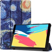 Lenovo Tab M8 FHD hoes - Tri-Fold Book Case - Sterrenhemel