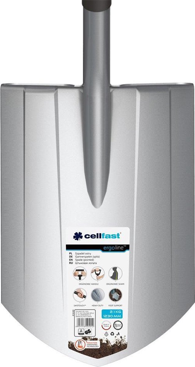 Cellfast lichtgewicht puntspade - Tuinschep - Gehard staal - Schep — afbeelding 2