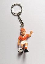 Voetbal Sleutelhanger Voetballer Oranje Voet