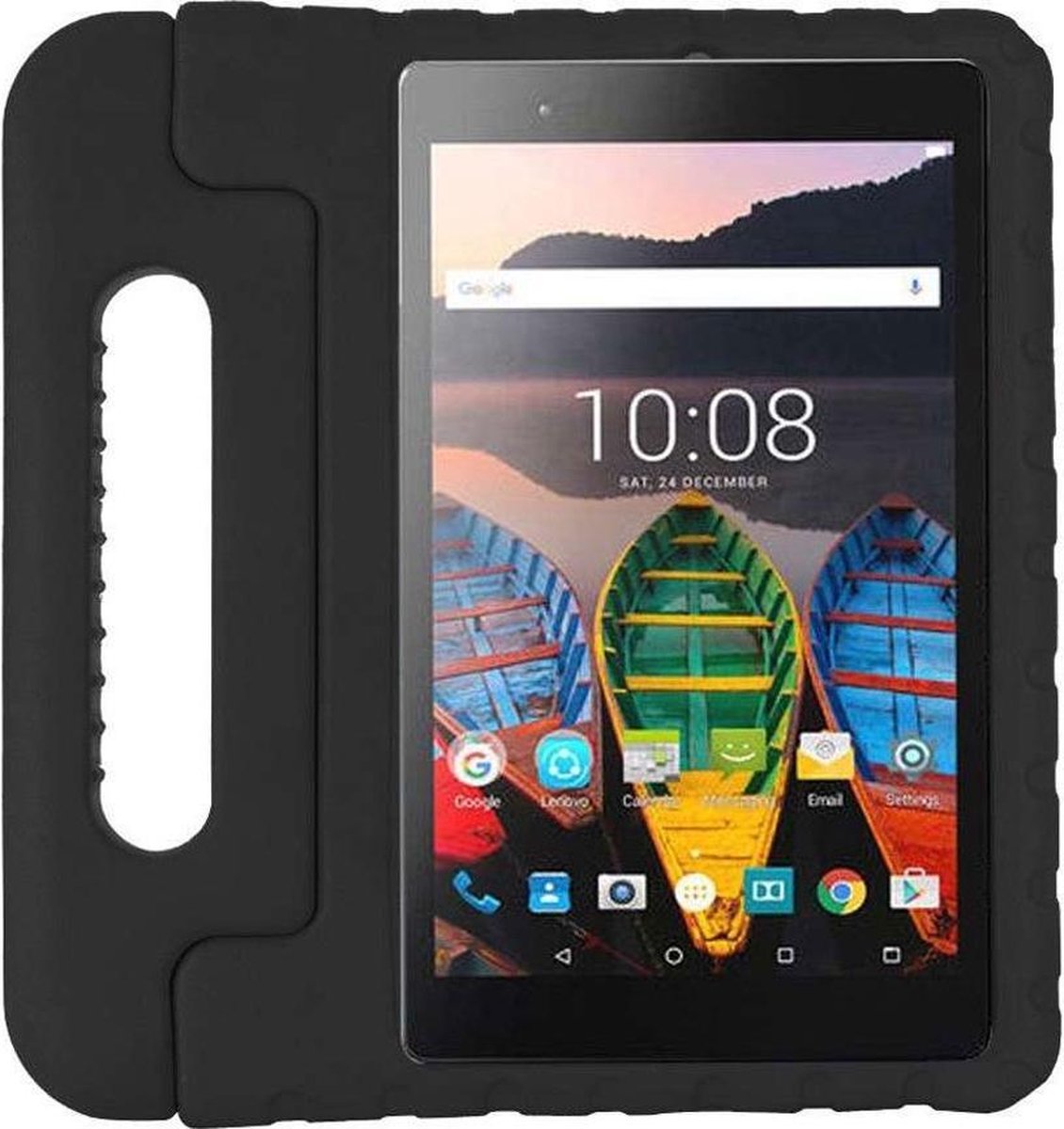 Samsung Galaxy Tab A 8.4 (2020) Kinder Tablet Hoes hoesje - CaseBoutique - Zwart - EVA-foam