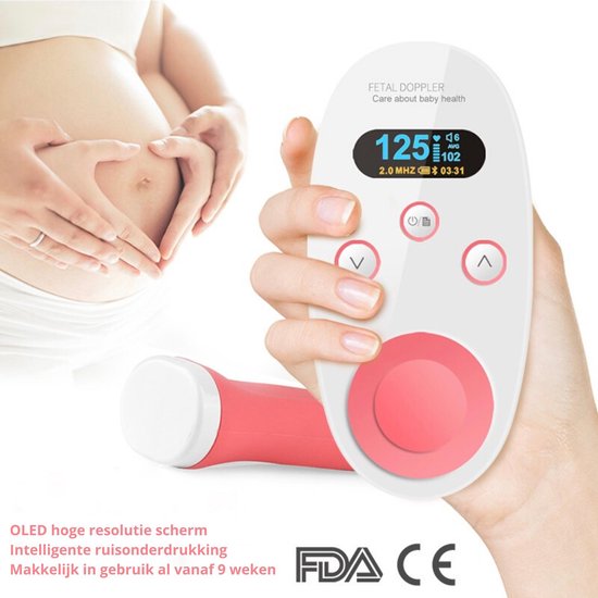 Bol Com Bace Doppler En Digitale Baby Hart Monitor Baby Hartslagmeter Angelsound Foetus