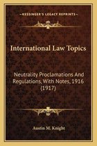 International Law Topics