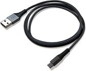 Celly Cable Data USB-C Nylon 0.25M Black